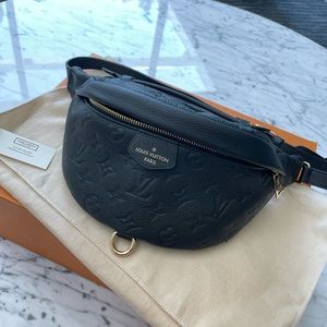 Louis Vuitton Bumbag Black Monogram Empreinte Leather